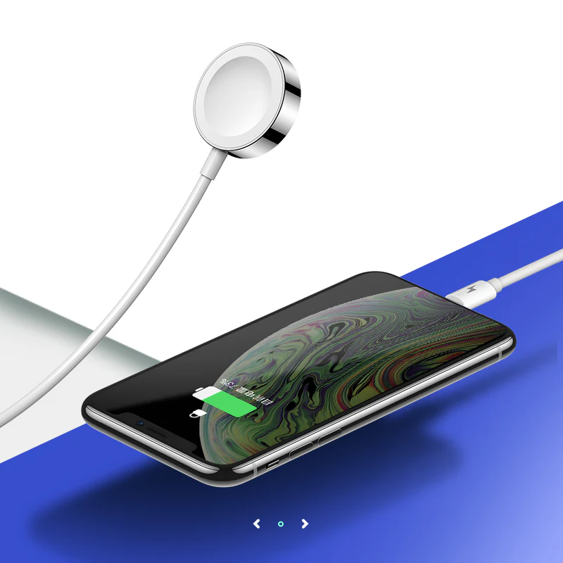 2 In 1 Magnetic Wireless Charger For Ip Watch Lightning Cable 1 5M“ Premium Quality, Stylish & Durable Protective Case